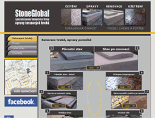 Tablet Screenshot of hroby-pomniky.cz